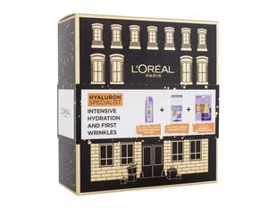 Набор для ухода за кожей лица для увлажнения кожи L'Oréal Paris Hyaluron Specialist: концентрированный гель 50 мл + средство для снятия макияжа 125 мл + увлажняющая маска, 1 шт. цена и информация | Кремы для лица | pigu.lt