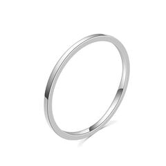 MOISS Минималистское серебряное кольцо R0002020 цена и информация | Кольца | pigu.lt