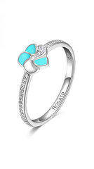 Очаровательное серебряное кольцо Rosato Flower Allegra RZAL005 цена и информация | Кольца | pigu.lt
