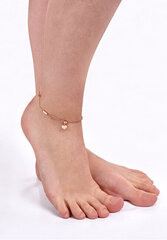 Troli Модный стальной браслет на ногу цена и информация | Женский браслет | pigu.lt