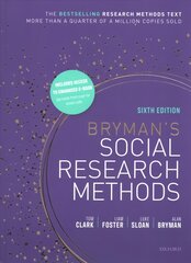 Bryman's Social Research Methods 6th Revised edition kaina ir informacija | Socialinių mokslų knygos | pigu.lt