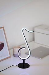 Activejet MELODY RGB LED muzikos dekoravimo lempa su nuotolinio valdymo pulteliu ir programėle, Bluetooth kaina ir informacija | Staliniai šviestuvai | pigu.lt