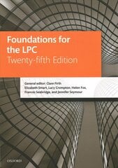 Foundations for the LPC 25th Revised edition kaina ir informacija | Ekonomikos knygos | pigu.lt