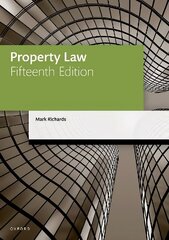 Property Law 15th Revised edition kaina ir informacija | Ekonomikos knygos | pigu.lt