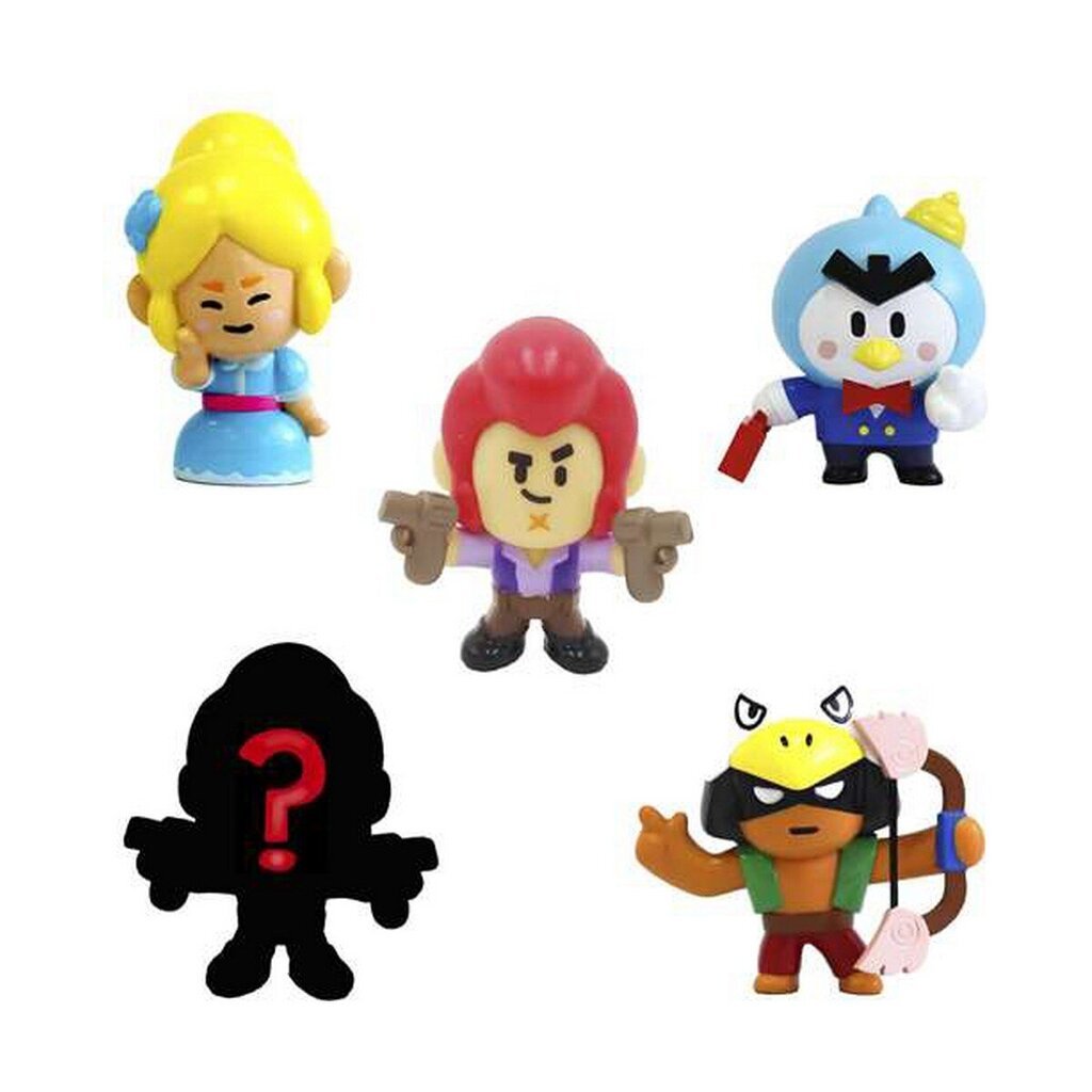 Figūrų rinkinys Bizak Brawl Stars, plastmasinis, 6 cm, 5 dalys kaina ir informacija | Lavinamieji žaislai | pigu.lt