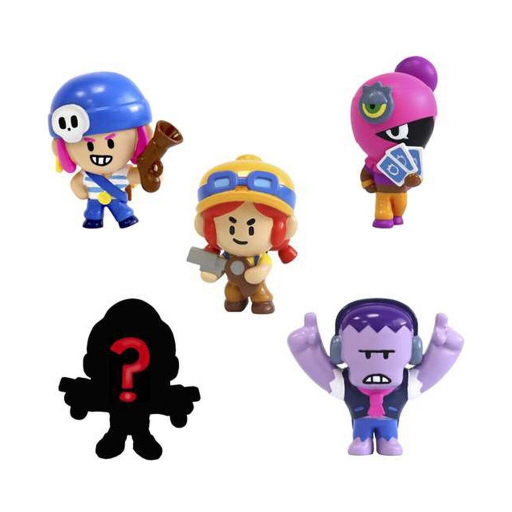 Figūrų rinkinys Bizak Brawl Stars, plastmasinis, 6 cm, 5 dalys kaina ir informacija | Lavinamieji žaislai | pigu.lt