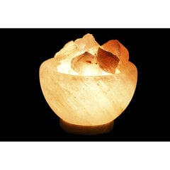 Светящееся украшение DKD Home Decor Соль 15W Оранжевый Камень древесина акации 220 V Араб (15 x 15 x 12 cm) цена и информация | Уличные светильники | pigu.lt
