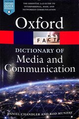 Dictionary of Media and Communication 3rd Revised edition цена и информация | Книги по социальным наукам | pigu.lt