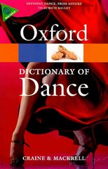 Oxford Dictionary of Dance 2nd Revised edition kaina ir informacija | Enciklopedijos ir žinynai | pigu.lt