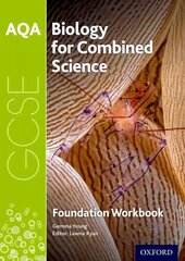 AQA GCSE Biology for Combined Science (Trilogy) Workbook: Foundation: With all you need to know for your 2022 assessments, Foundation, AQA GCSE Biology for Combined Science (Trilogy) Workbook: Foundation цена и информация | Книги для подростков и молодежи | pigu.lt