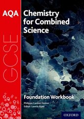 AQA GCSE Chemistry for Combined Science (Trilogy) Workbook: Foundation: With all you need to know for your 2022 assessments, Foundation, AQA GCSE Chemistry for Combined Science (Trilogy) Workbook: Foundation kaina ir informacija | Knygos paaugliams ir jaunimui | pigu.lt