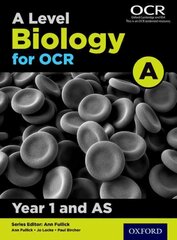 A Level Biology for OCR A: Year 1 and AS цена и информация | Развивающие книги | pigu.lt