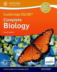 Cambridge IGCSE (R) & O Level Complete Biology: Student Book Fourth Edition 4th Revised edition цена и информация | Книги для подростков  | pigu.lt