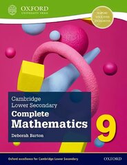 Cambridge Lower Secondary Complete Mathematics 9: Student Book (Second   Edition) 2 цена и информация | Книги для подростков  | pigu.lt