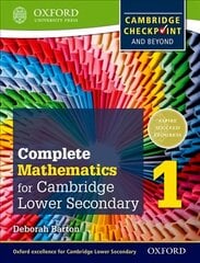 Complete Mathematics for Cambridge Lower Secondary 1 (First Edition): Cambridge Checkpoint and beyond kaina ir informacija | Knygos paaugliams ir jaunimui | pigu.lt