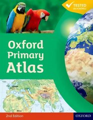 Oxford Primary Atlas 2nd Revised edition kaina ir informacija | Knygos paaugliams ir jaunimui | pigu.lt