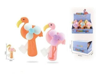 Vaikiškas rankinis ventiliatorius - Flamingas, 1 vnt kaina ir informacija | Lavinamieji žaislai | pigu.lt