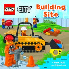 LEGO (R) City. Building Site: A Push, Pull and Slide Book kaina ir informacija | Knygos mažiesiems | pigu.lt