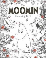 The Moomin Colouring Book Main Market Ed. kaina ir informacija | Knygos mažiesiems | pigu.lt