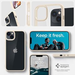 Чехол Spigen Ultra Hybrid для iPhone 14, бежевый цена и информация | Чехлы для телефонов | pigu.lt