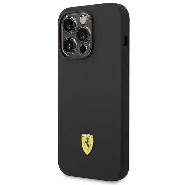 Ferrari FESSIHMP14LBK iPhone 14 Pro 6.1 &quot; Metal Logo Magsafe kaina ir informacija | Telefono dėklai | pigu.lt