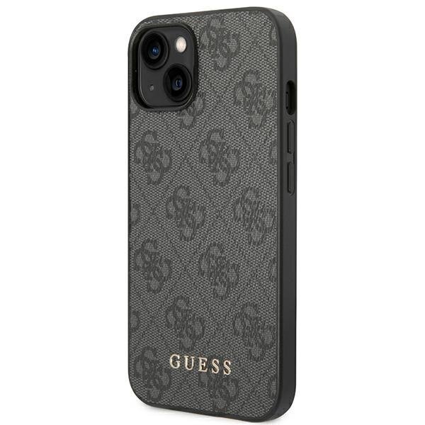 Dėklas telefonui Guess - iPhone 14 6.1 , pilka kaina ir informacija | Telefono dėklai | pigu.lt