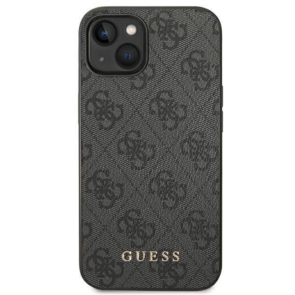 Dėklas telefonui Guess - iPhone 14 6.1 , pilka kaina ir informacija | Telefono dėklai | pigu.lt