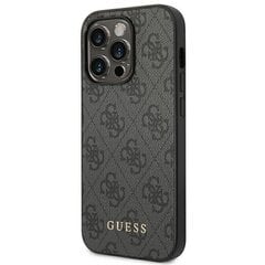 Dėklas Guess skirtas iPhone 14 Pro 6.1, pilka kaina ir informacija | Guess Originalios dovanos | pigu.lt