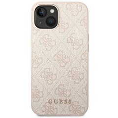 Guess GUHCP14MG4GFPI skirtas iPhone 14 Plus, rožinis kaina ir informacija | Telefono dėklai | pigu.lt