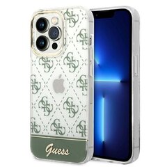 Guess GUHCP14XHG4MHA iPhone 14 Pro Max 6.7 "khaki 4G Pattern Script цена и информация | Чехлы для телефонов | pigu.lt