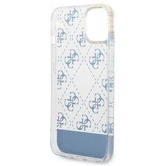 Guess GUHCP14SHG4MHB iPhone 14 6.1 "blue / blue 4G Pattern Script цена и информация | Чехлы для телефонов | pigu.lt