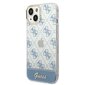 Guess GUHCP14SHG4MHB iPhone 14 6.1 &quot;blue / blue 4G Pattern Script kaina ir informacija | Telefono dėklai | pigu.lt