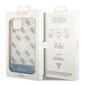 Guess GUHCP14SHG4MHB iPhone 14 6.1 &quot;blue / blue 4G Pattern Script kaina ir informacija | Telefono dėklai | pigu.lt