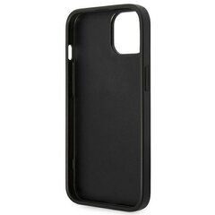 Guess GUHCP14SPSASBBK iPhone 14 6.1 &quot;black / black Saffiano Strap kaina ir informacija | Telefono dėklai | pigu.lt