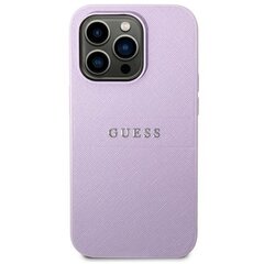 Guess GUHCP14LPSASBPU skirtas iPhone 14 Pro, violetinis kaina ir informacija | Telefono dėklai | pigu.lt