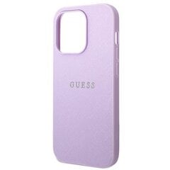 Guess GUHCP14XPSASBPU iPhone 14 Pro Max 6.7 "purple / purple Saffiano Strap цена и информация | Чехлы для телефонов | pigu.lt