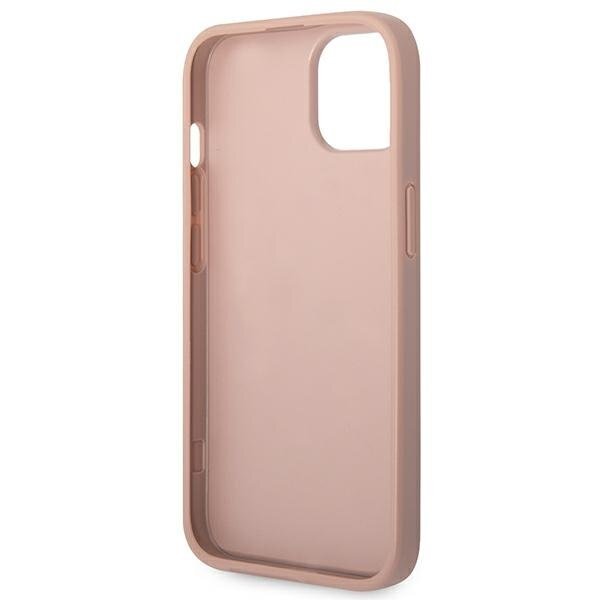 Guess GUHCP14SPSASBPI iPhone 14 6.1 &quot;pink / pink Saffiano Strap kaina ir informacija | Telefono dėklai | pigu.lt