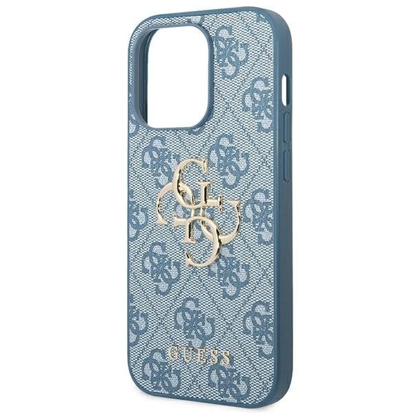 Guess GUHCP14X4GMGBL iPhone 14 Pro Max 6.7 &quot;blue / blue 4G Big Metal Logo цена и информация | Telefono dėklai | pigu.lt