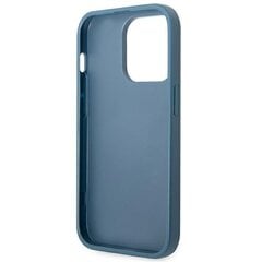 Guess GUHCP14X4GMGBL iPhone 14 Pro Max 6.7 &quot;blue / blue 4G Big Metal Logo kaina ir informacija | Telefono dėklai | pigu.lt
