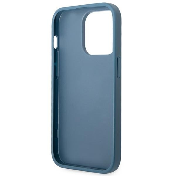 Guess GUHCP14X4GMGBL iPhone 14 Pro Max 6.7 &quot;blue / blue 4G Big Metal Logo цена и информация | Telefono dėklai | pigu.lt