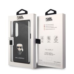 Karl Lagerfeld PU Saffiano Ikonik Case для Samsung Galaxy Z Fold 4 Black цена и информация | Чехлы для телефонов | pigu.lt