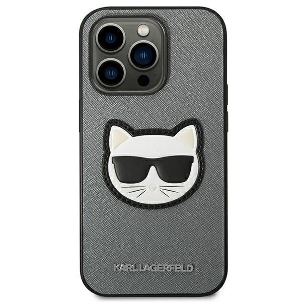 Karl Lagerfeld KLHCP14XSAPCHG skirtas iPhone 14 Pro Max, pilkas kaina ir informacija | Telefono dėklai | pigu.lt