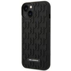 Dėklas telefonui Karl Lagerfeld - iPhone 14 6.1, juodas kaina ir informacija | Telefono dėklai | pigu.lt