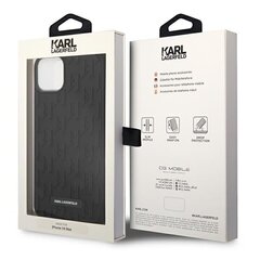 Karl Lagerfeld KLHCP14MRUPKLPK skirtas iPhone 14 Plus, juodas kaina ir informacija | Telefono dėklai | pigu.lt