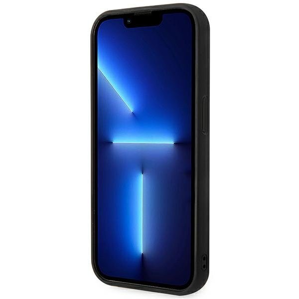 Karl Lagerfeld KLHCP14LRUPKLPK skirtas iPhone 14 Pro, juodas цена и информация | Telefono dėklai | pigu.lt