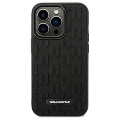Karl Lagerfeld KLHCP14XRUPKLPK skirtas iPhone 14 Pro Max, juodas kaina ir informacija | Telefono dėklai | pigu.lt