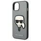 Karl Lagerfeld KLHCP14MSAPKHG skirtas iPhone 14 Plus, pilkas kaina ir informacija | Telefono dėklai | pigu.lt