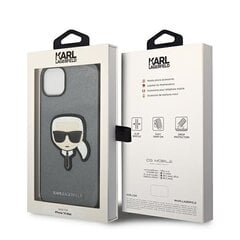 Karl Lagerfeld KLHCP14MSAPKHG skirtas iPhone 14 Plus, pilkas kaina ir informacija | Telefono dėklai | pigu.lt