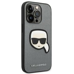 Karl Lagerfeld KLHCP14XSAPKHG skirtas iPhone 14 Pro Max, pilkas kaina ir informacija | Telefono dėklai | pigu.lt