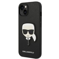 Karl Lagerfeld KLHCP14SSAPKHK skirtas iPhone 14, juodas kaina ir informacija | Telefono dėklai | pigu.lt